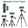 Tripod Stand, Mini Tripod for Camera, 25inch Aluminum Tabletop, Portable Travel, for Cameras, Projectors, Spotting Scope view 2