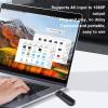 Sorandy Portable Wireless HD Multimedia Interface Transmitter and Receiver, Support 4K Input to 1080P Output 50m/165ft Transfer Range for PC Laptop Projector Camera view 4