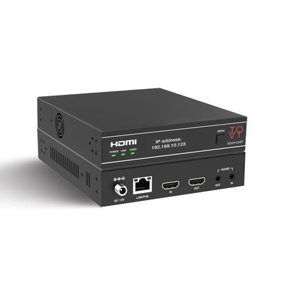 ToVi X2 Series 4K Network Video Streamer AV Over IP Encoder - H.264 H.265 IPTV Livestream with Audio Embed - HDMI Loop Out - Supports Unicast, MultiCast, Audio-Only Stream (X2UH-CAST)