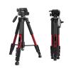 Tripod Stand, Professional Tripod Stand with Ballhead Quick Release Plate,Compatible for Sony Nikon Canon DSLR Camera Smartphone(Red) view 1