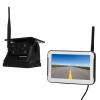 Bewinner Magnetic Solar Wireless Backup Camera, 5in 1080P Display, 9900mAh Rechargeable, 150 Degree Wide Angle, Night Viewing Backup Camera for Truck RV Car view 1