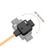 Gugxiom D Tap to 2 Pin OB Power Cable, Nylon Coiled Cable for RED Offhollywood, Switronix and More view 3