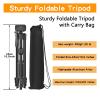 Tripod Stand, Tripod Camera with Travel Bag,Cell Phone with Remote,Professional Aluminum Portable Stand(Standard Model) view 3