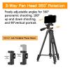 Tripod Stand, Tripod Camera with Travel Bag,Cell Phone with Remote,Professional Aluminum Portable Stand(Standard Model) view 4