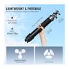 Tripod Stand, 61" Aluminum Travel Tripod for Camera W Pan Tilt Low Profile Ball Head view 3