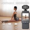ciciglow Body Cam, 1080P HD Wearable Portable Small Camcorder with 360 Degree Rotatable Lens and Motion Detection, for Outdoor Sports Travel Hiking Cycling view 2