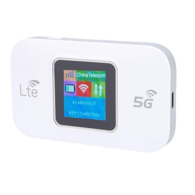 VBESTLIFE 5G Mobile Hotspot Router, 300Mbps High Speed Portable WiFi with SIM Card Slot, WPA2 Encryption, for Outdoor Travel, for Europe Asia Africa