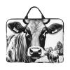 Cow Collection Print 14in Laptop Case Sleeve Shockproof Portable Notebook Computer Cover Protector Bag view 1