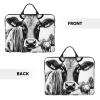 Cow Collection Print 14in Laptop Case Sleeve Shockproof Portable Notebook Computer Cover Protector Bag view 3