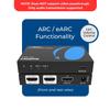 OREI eARC Audio Splitter 1 in 2 Out HDMI ARC/eARC Audio Extractor & Splitter, Dolby Atmos, DTS:X, TrueHD, CEC Volume Control, Dual Soundbar Audio Adapter view 2