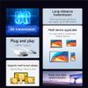 4K/1080P ScreenCast Wireless Adapter Screen Cast from Mobile Phone, Tablet, Laptop Support EWD612 Series HDMI Wireless Transmitter (1080 NV1 Receiver) view 4