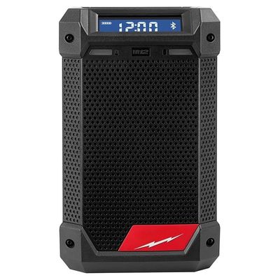 2951-20 Portable Shortwave Radios for Milwaukee M12 Bluetooth Speaker Radio Red/Black - Bare Tool