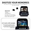 Professional 22MP 35mm & 120 Medium Format Film Scanner with 4.3" LCD High-Resolution Slide & Negative Digitizer No Computer Required view 3