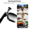 Yowow BIT AI Smart Camera Glasses 8MP Camera for Women Men, 4K Photos & 1080P Video Recording,Anti-Shake, 12H Music/Bluetooth Calls, Real-time Translation/GPT Object Recognition (Photochromic Lenses) view 3
