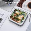 FekiLoot Cactus Flower Pot CD Case 40 Discs Heavy Duty Bag Binder Storage Booklet Album Portable DVD CD Case Holder for Car Sturdy Hard Plastic Disc Cases for Home Office Travel view 4
