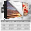 Spring Outdoor TV Cover for Outside Flat Screen,Red Poppy Flower 600D Thick Waterproof Weatherproof Outdoor TV Screen Protector with Zipper for 52 to 55 Inch Flat Screens Oil Painting Style view 3