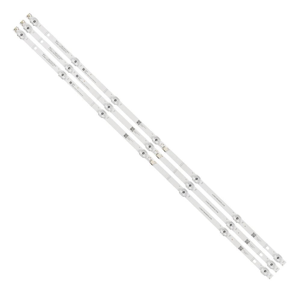 BEBBLYMUKA 3pcs/Kit LED Fit for H43B7100 H43B7100UK H43BE7000 43A6101EE HD425V1F71-T0K1 HL43J802 SVH425A05 HD425V1U51-T0L1 JL.D42571330-003FS-M-V01