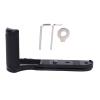 Vikye L Shaped Camera Handle, Ergonomic Grip with Aluminum Alloy Quick Release Tripod Mount Compatible with XT50 Cameras, with 1/4" Screw Hole (Black) view 1