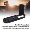 Vikye L Shaped Camera Handle, Ergonomic Grip with Aluminum Alloy Quick Release Tripod Mount Compatible with XT50 Cameras, with 1/4" Screw Hole (Black) view 4