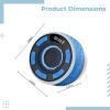 Kronabelle IPX7 Waterproof Shower Speaker with RGB Light & LED Display, Detachable Suction Cup, Clear & Balanced 360 Sound, Where Water Meets Music Keeps The Rhythm Alive view 3