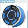 Kronabelle IPX7 Waterproof Shower Speaker with RGB Light & LED Display, Detachable Suction Cup, Clear & Balanced 360 Sound, Where Water Meets Music Keeps The Rhythm Alive view 4