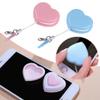 Mobile Phone Screen Wipe with Dust Plug, 2026 New Heart-Shaped Phone Screen Cleaner with Keychain, Fingerprint Cleaning Cloth for Computer Smartphone Touchscreen Glasses (Sky Blue) view 3
