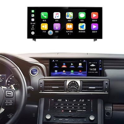 10.25 inch Android 14 GPS Navigation 8 core 8G+128G Carplay Android AUTO for Lexus IS300 IS350 RC300 RC350 2013-2018 Car Multimedia Bluetooth GPS. (Original wtih Touch PAD)