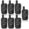 Rapid Lifetime Free Global Walkie Talkies Unlimited Range Nationwide PTT 4G LTE PoC Long Range Two Way Radios 5000 Miles Long Distance with Flashlight for Family,Outdoor,Logistics (7 Pack with SIM) view 1