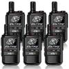 Rapid Lifetime Free Global Walkie Talkies Unlimited Range Nationwide PTT 4G LTE PoC Long Range Two Way Radios 5000 Miles Long Distance with Flashlight for Family,Outdoor,Logistics (6 Pack with SIM) view 1
