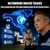 Rapid Lifetime Free Global Walkie Talkies Unlimited Range Nationwide PTT 4G LTE PoC Long Range Two Way Radios 5000 Miles Long Distance with Flashlight for Family,Outdoor,Logistics (3 Pack with SIM) view 3