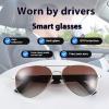 AI Smart Glasses with Bluetooth Safety Audio Glasses for Work Face-to-Face Translation & Call Translation for Hands-Free Music Playback and UV Protection Polarized Sunglasses. view 3