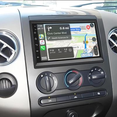 7" Android 14 Car Stereo Radio for Ford F150 F250 F350 2004-2014 with Carplay Android Auto,Touch Screen Car Radio with GPS Navigation Bluetooth WiFi FM RDS SWC AHD Backup Camera, 2+32G