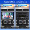 7" Android 14 Car Stereo Radio for Ford F150 F250 F350 2004-2014 with Carplay Android Auto,Touch Screen Car Radio with GPS Navigation Bluetooth WiFi FM RDS SWC AHD Backup Camera, 2+32G view 2