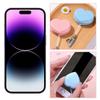Mobile Phone Screen Wipe with Dust Plug, 2026 New Heart-Shaped Phone Screen Cleaner with Keychain, Fingerprint Cleaning Cloth for Computer Smartphone Touchscreen Glasses (Pink) view 4