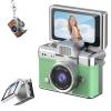 2026 New Mini Digital Camera with 1.47 in LCD Screen 1080P, Mini Keychain Retro Camera with 32GB Card, Keychain Camera with flip Screen, Ideal for Travel, Study, Concerts (Green,No Memory Card) view 1