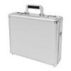 Aluminum Laptop Briefcase with Combination Lock | Hard Security Case 15"x13"x4" | Portable Locking Briefcase with Shoulder Strap for Travel & Business view 1