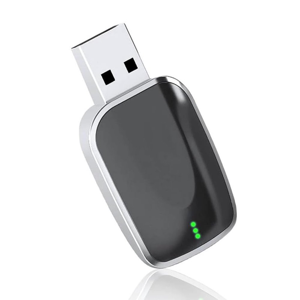 LCYGYU Wireless Carplay Adapter for Audi Q8 e-tron 2023 2024 2025 2026, 2-in-1 Carplay Dongle Plug and Play Supports USB and Type-C Convert Wired to Wireless