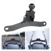 JINLE-FUN Aluminum GPS Navigation Bracket Motorcycle Windshield Mount GPS Phone Holder Compatible with CFMOTO 650MT 2017 2018 2019 2020 2021 2022 4mm(Type 5) view 2