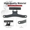 JINLE-FUN Aluminum GPS Navigation Bracket Motorcycle Windshield Mount GPS Phone Holder Compatible with CFMOTO 650MT 2017 2018 2019 2020 2021 2022 4mm(Type 5) view 3