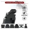 JINLE-FUN Aluminum GPS Navigation Bracket Motorcycle Windshield Mount GPS Phone Holder Compatible with CFMOTO 650MT 2017 2018 2019 2020 2021 2022 4mm(Type 5) view 4