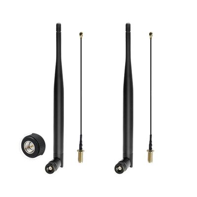 ALMOCN 2PCS 915MHz LoRa Antenna 5dBi Gain Omni-Directional SMA Male Connector + 2PCS IPEX Extension Cable for LoRa Development Board, Security Monitoring, Smart Home