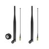 ALMOCN 2PCS 915MHz LoRa Antenna 5dBi Gain Omni-Directional SMA Male Connector + 2PCS IPEX Extension Cable for LoRa Development Board, Security Monitoring, Smart Home view 1