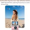 2026 New Mini Digital Camera with 1.47 in LCD Screen 1080P, Mini Keychain Retro Camera with 32GB Card, Keychain Camera with flip Screen, Ideal for Travel, Study, Concerts (Blue,No Memory Card) view 3