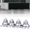 4pcs Adjustable Stainless Steel Speaker Turntable Isolation Feet Spike Pads view 3