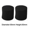 2PCS Foam Speaker Port Bungs for Rear Bass Tuning, 35/44/55/60/65mm Diameter *50/65/50/60mm Height, Open Cell Foam, Black(55x50) view 4