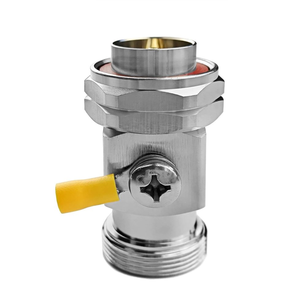 0-3GHz 7/16 Din M-F Lightning Arrester Surge Protector, 50 Ohm Bi-Directional for Outdoor Use