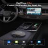2025 Upgrade CB6 CarPlay AI Box&Android AI Box, Wireless CarPlay/Android Auto Adapter, Plug & Play CarWave Car Smart Box with AI DriveChat, GPS Track, Android 13, 2 BT, 4G LTE, 8G+128G, Gray view 2