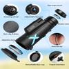 12x50 High Power HD Monocular Telescope with Phone Adapter & Tripod, Waterproof Compact Monocular for Bird Watching, Hiking, Camping - Clear Low Light Vision view 2