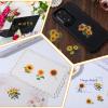 100PCS Sunflower Stickers - Shimmeroo Waterproof Scrapbook Vintage Flower Stickers for Junk Journal Supplies Envelope Calendar Laptop Collage Card Making Phone Case DIY Crafts view 4
