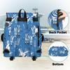 Adornori Zebra Laptop Backpack 15 Inch Travel Computer Drawstring Bag for Work Business Waterproof Lightweight Casual Daypack for Women Men,Cute view 3